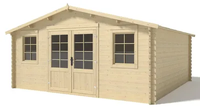 Produktbild von Gartenhaus, Gerätehaus 25m2 - 5x5m - 40mm