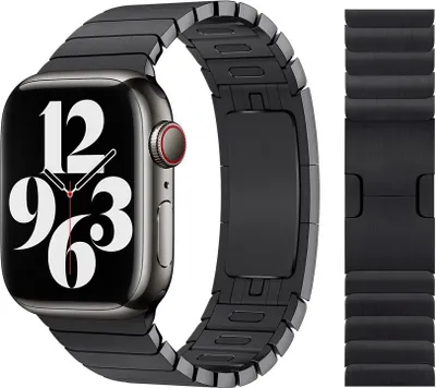 Produktbild von Original Apple Link Bracelet Armband 38/40/41mm MUHK2ZM/A Space Black 14cm
