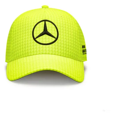 Produktbild von Mercedes Team Lewis Hamilton Col Driver Baseballkappe, neongelb, 2023