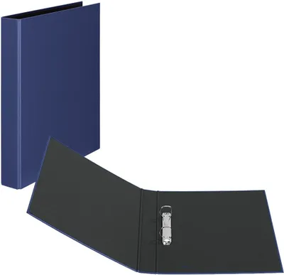 Produktbild von VELOFLEX 1149650 Basic Ringbuch 2-Ringe blau 3,5 cm DIN A4