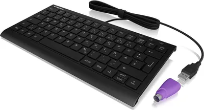 Produktbild von KeySonic KSK-5011ELC (DE) Mini mit Nummernblock schwarz