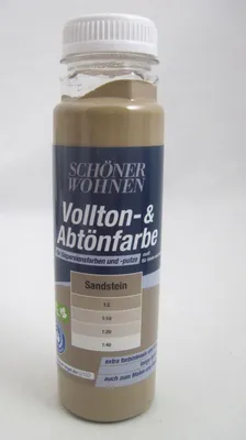Produktbild von Voll- und Abtönfarbe Sandstein 250 ml