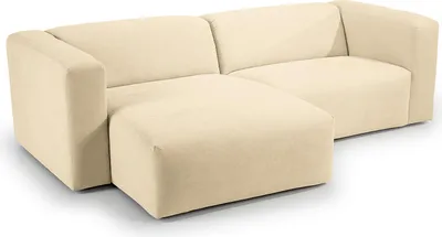 Produktbild von home24 Ecksofa mit Longchair - Strukturstoff