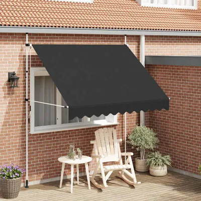 Obrázok produktu pre vidaXL ručne ovládaná markíza 250 cm antracitová