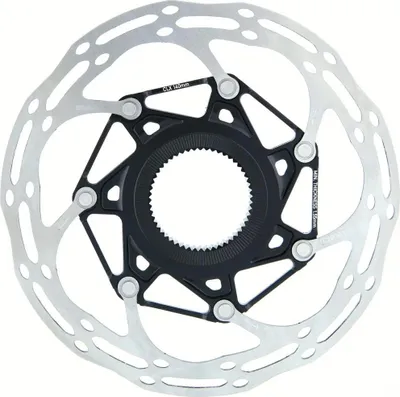 Immagine prodotto di SRAM 00.5018.037.022 Disco freno 'CenterLine' arrotondato, Ø 140 mm, CenterLock, 2 pezzi, nero/argento