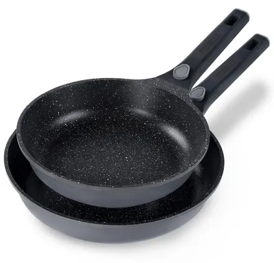 Produktbild von STONELINE® SMART Pfannen-Set 2-teilig 24/28 | ohne Deckel - Grau