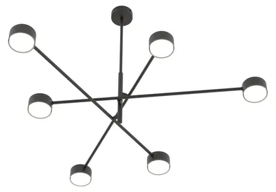 Image de Lampe à suspension NATSU en acier noir