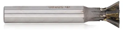 Produktbild von 20 mm Schwalbenschwanzschneidemarbid 6-Flötenfräsen Set mit 60 Grad Winkel