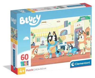 Image de Puzzle Clementoni Bluey, 60 pièces, 33,5 x 23,5 cm