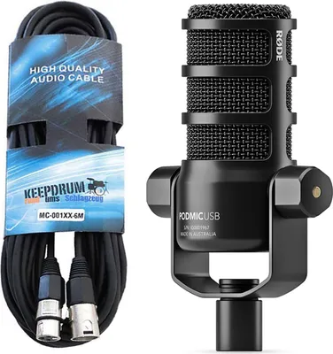 Obrázok produktu pre Reproduktorový mikrofón Rode Podmic USB XLR s káblom
