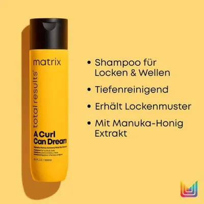 Produktbild von Matrix Total Results A Curl Can Dream Gentle Cleansing Shampoo 300 ml