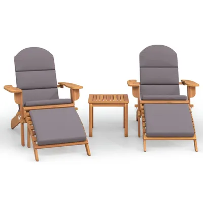 Obrázek produktu pro vidaXL 3dílná zahradní lounge souprava Adirondack z masivního dřeva Akácie