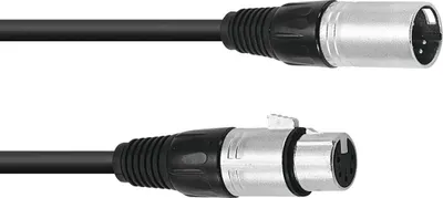 Obrázek produktu pro Kabel OMNITRONIC XLR 5pin 0,5 m černý