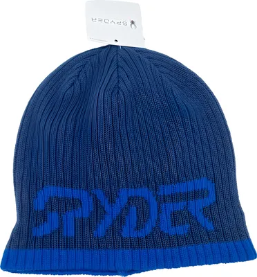 Produktbild von Spyder Logo Strickmütze  für Erwachsene - Farbe blau