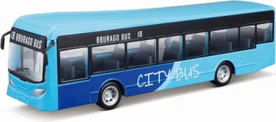 Obrázek produktu pro Bburago ASST City Bus and City Trams 4 druhy (12ks)