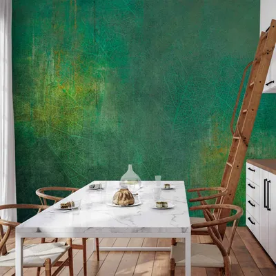 Produktbild von Vlies Fototapete - Green color explosion 350x256 cm Abstrakt a-A-10027-a-a