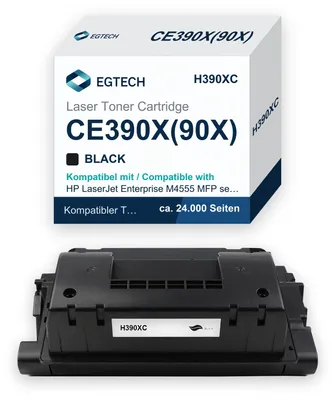 Produktbild von Toner kompatibel mit HP CE390X Enterprise M4555 MFP series M602 Schwarz M603