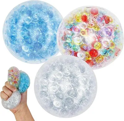 Productafbeelding van bal voor kinderen, 3 stuks, kneedballen, anti-stress | Stressbal voor ADHD, autisme, kinderen en volwassenen