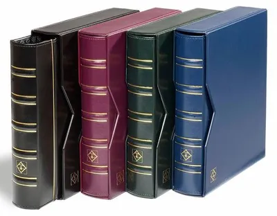 Produktbild von Ringbinder OPTIMA CLASSIC mit Schuber, schwarz