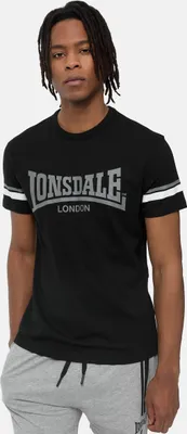 Immagine prodotto di T-shirt uomo regular fit CREICH Nero/Bianco/Grigio XL Lonsdale
