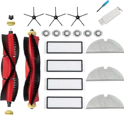Produktbild von Zubehör Set Roborock (19-Pack) - Ersatzteile für S5 max S6 Pure E4 Xiaomi, Hauptbürsten & Filter