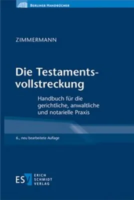 Produktbild von Die Testamentsvollstreckung