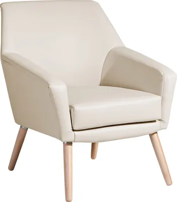 Produktbild von Max Winzer Sessel Alegro - Kunstleder beige - Maße: 67 x 71 x 81 cm