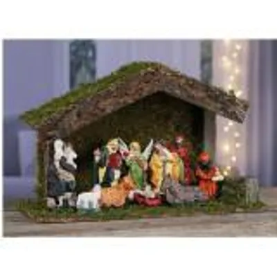 Produktbild von Weihnachtskrippe mit 11 Figuren