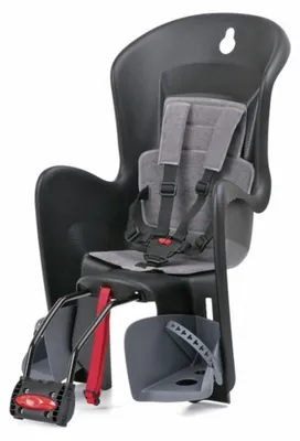 Produktbild von POLISPORT Bilby Maxi FF Rear Child Bike Seat Rahmenmontage - Schwarz/Dunkelgrau