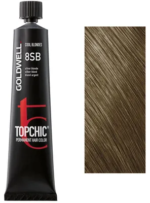 Produktbild von Goldwell Topchic The Blondes, Blond, 8SB, Silver Blonde, Unisex, 60 ml, Alle Haare
