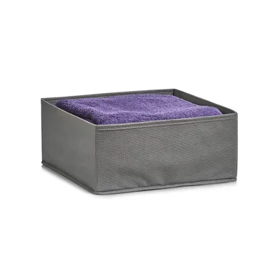 Produktbild von Zeller Aufbewahrungsbox, faltbar, grau, 28 x 28 x 13 cm, 14602