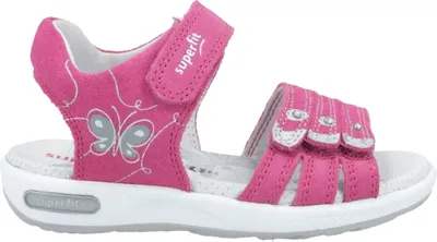 Produktbild von Legero Sandale Leder \ EMILY PINK/SILBER VELOUR Kinderschuhe