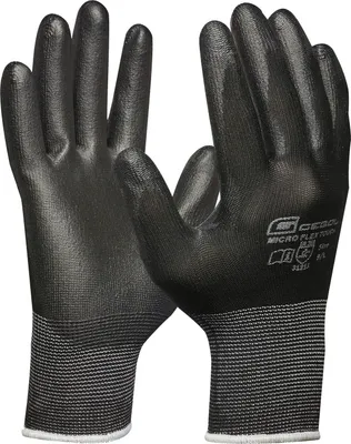 Produktbild von GEBOL Schutzhandschuh Micro Flex Touch Arbeitshandschuh Größe 8 | 12 Paar