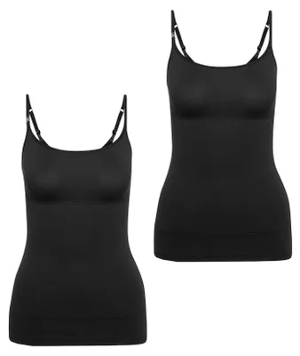 Produktbild von Triumph Damen Spaghettitop 2-Pack Trendy Sensation - BLACK - Größe L