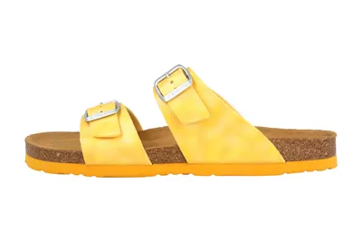 Produktbild von Dr. Brinkmann Pantoletten in Übergrößen Gelb 700339-06 große Damenschuhe
