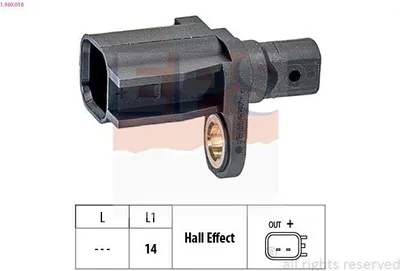 Produktbild von EPS ABS Sensor Raddrehzahl für FORD FOCUS III Turnier 1.960.018