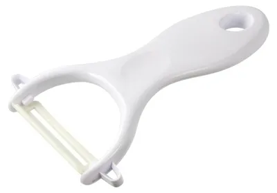 Obrázok produktu pre Fackelmann 42049, Škrabka v tvare Y, Keramický, Zelená, Plast, Krúžok na zavesenie, 48 g