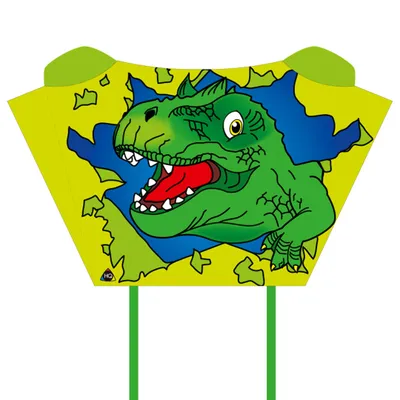 Produktbild von lenkdrachen Sleddy T-Rex 76 cm Polyester grün 2-teilig