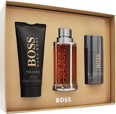 Image de Hugo Boss Boss The Scent coffret cadeau pour homme eau de toilette 100 ml + gel douche 100 ml + déostick 75 ml
