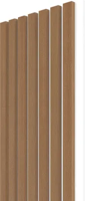 Obrázok produktu pre Akustický panel WALL CONCEPT, dub zimný, biely filc + MDF, rozmer 2750 x 285 x 21 mm, plocha 0,78 m2