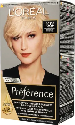 Obrázek produktu pro Farba do włosów Blond Jedwabiście Perłowy Odcień 102