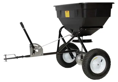 Produktbild von Texas Streuwagen Anhänger Salz Rasen Dünger Handstreuwagen Zentrifugalstreuer