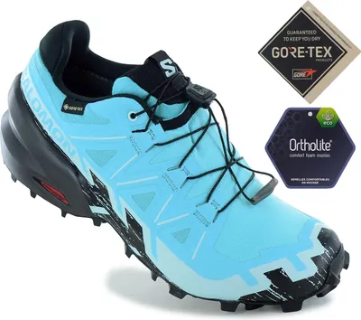 Image de Salomon Speedcross 6 GTX W - GORE-TEX - Chaussures de trail running pour femmes Chaussures de course Bleu 477656 , EU 37 1/3 UK 4,5