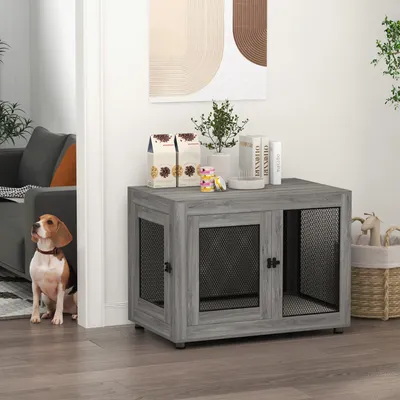 Obrázok produktu pre Klietka pre psov - Psyčia klietka - Psyčí búda - Klietka pre šteňatá - Psyčí box - Oceľová konštrukcia - Vodoodolný vankúš