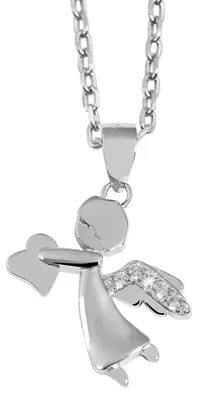 Produktbild von Akzent Damen Anhänger Duska "Duska" aus 925 Sterlingsilber, rhodiniert, langlebig