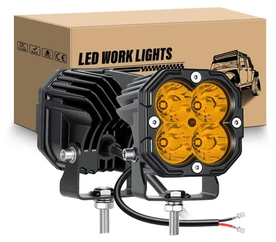 Produktbild von 2 Stück Mini-LED-Arbeitsscheinwerfer, 3 Zoll, 30 Watt, 3000 Lumen