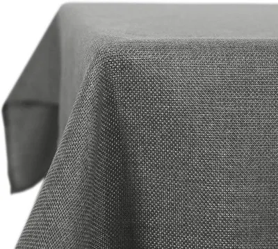 Produktbild von Graues Wasserabweisendes Tischläufer Linnenlook 200x137 cm