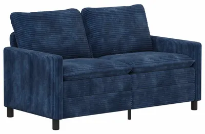 Zdjęcie produktu dla Sofa vidaXL w kolorze granatowym, 156 x 81 x 87,5 cm, poliester
