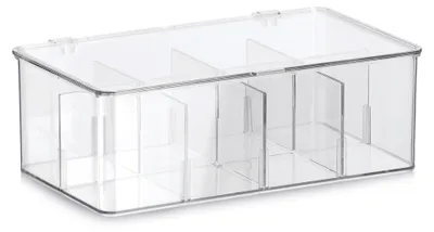 Produktbild von ZELLER 14772 Organizer mit 8 Fächern, Kunststoff ca. 27,5 x 16,5 x 9,5 cm