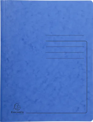 Produktbild von Exacompta Spiralhefter 240222E DIN A4 Karton blau